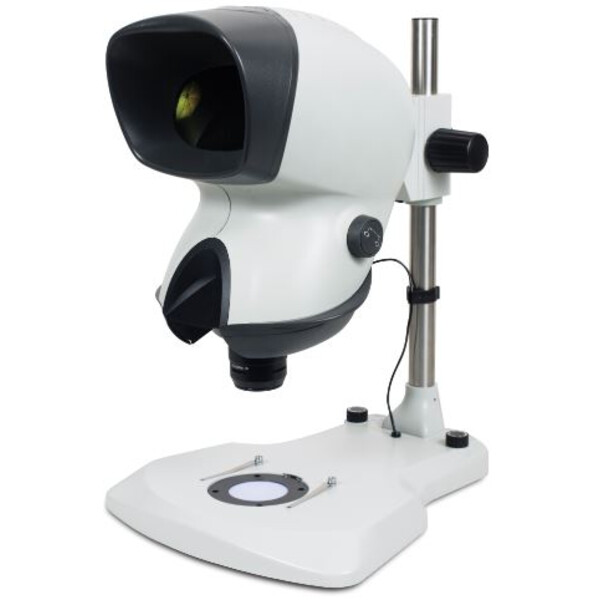 Vision Engineering Microscópio estéreo zoom Mantis Elite-Cam, MHD-TS , Coluna base, Luz trasmitida incidente, LED, Câmera, 2MP, uEyeSW, o. Lentes