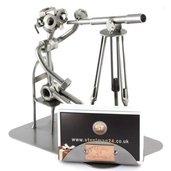 Steelman24 Refrator com figura de parafuso e suporte para cartão de visita