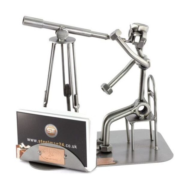 Steelman24 Refrator com figura de parafuso e suporte para cartão de visita