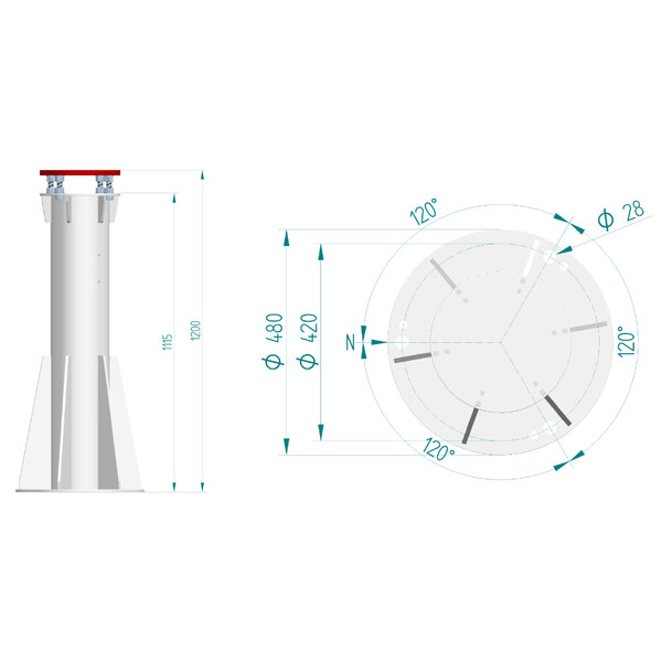 PrimaLuceLab Coluna C120