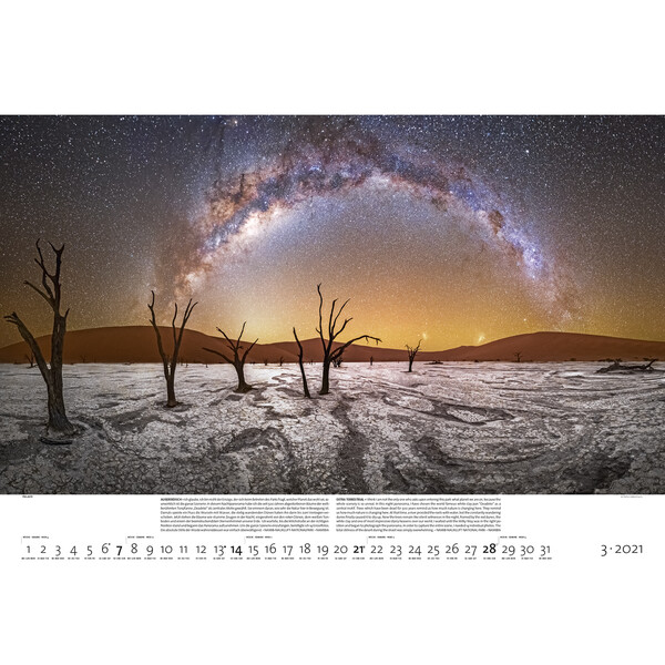 Palazzi Verlag Calendário Mundos noturnos 2021