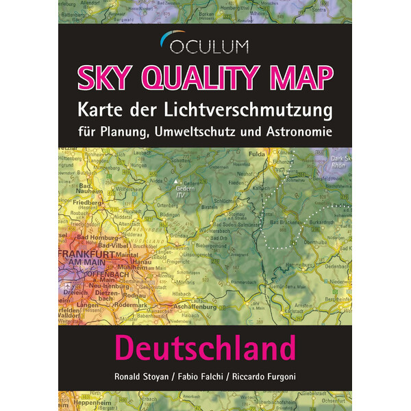 Oculum Verlag Mapa Sky Quality Map Deutschland