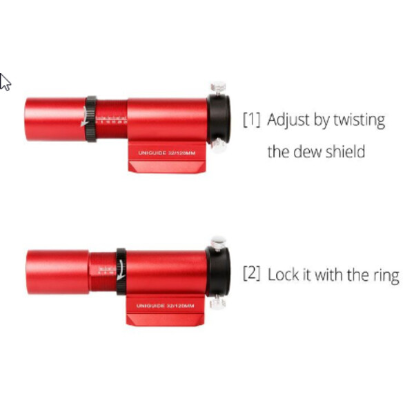 William Optics Guidescope UniGuide 32mm Red