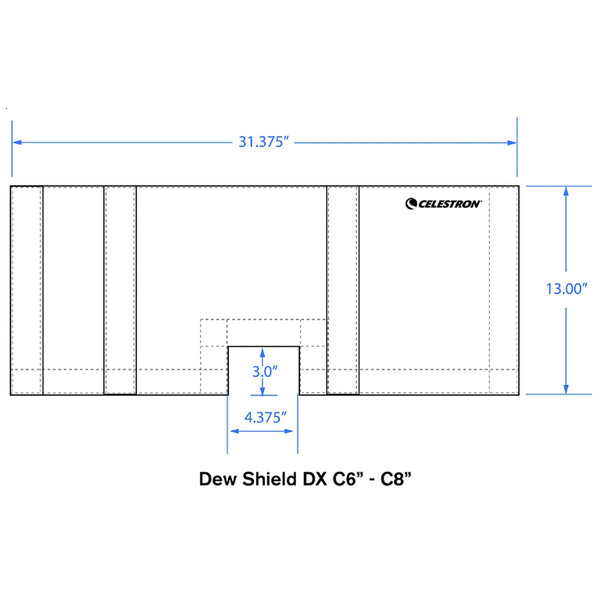 Celestron Proteção para o orvalho DX SC6/SC8