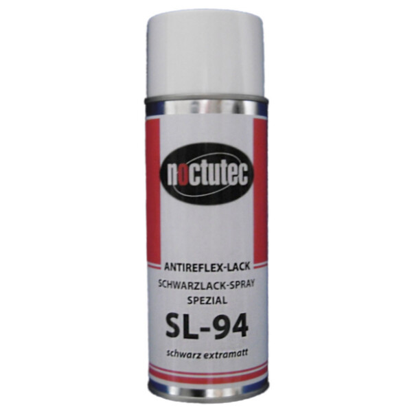 noctutec Lata de spray de 400ml de tinta antireflexo SL-94 preto extra mate