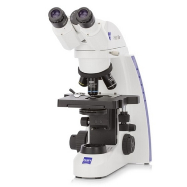 ZEISS Microscópio PrimoStar 3, Fix-K., Bi, SF20, 4 Pos., ABBE 0.9, 40x-400x