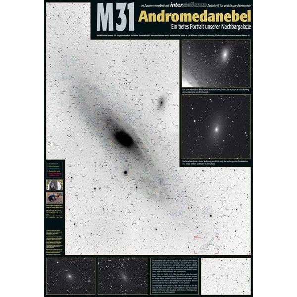 Oculum Verlag Poster M31 - Galáxia de Andromeda