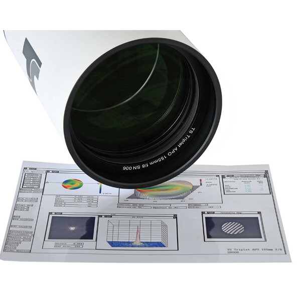 TS Optics Refrator apocromático AP 155/1240 CD-APO Deluxe OTA