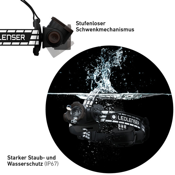 LED LENSER Lanterna para cabeça Assinatura H7R