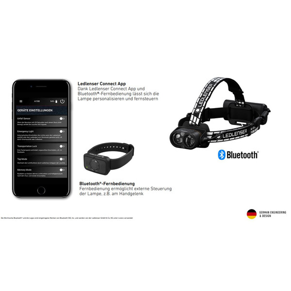 LED LENSER Lanterna para cabeça Assinatura H19R
