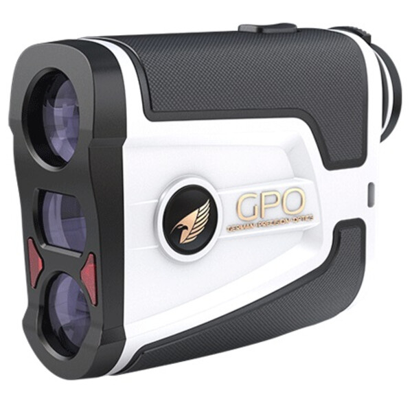 GPO Medidor de distância Telémetro laser para golfe Flagmaster 1800 branco