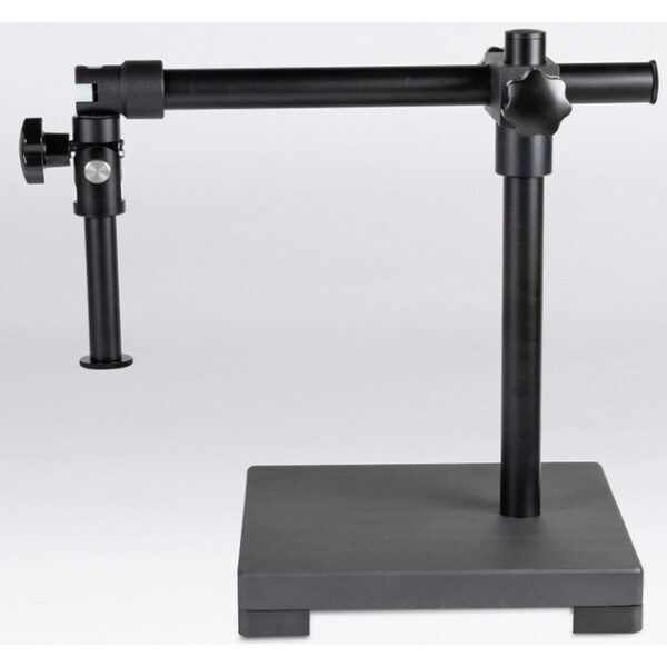 Motic Tripé de braço horizontal, placa de base, Coluna de 600 mm, para suporte de cabeça de coluna