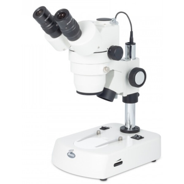 Motic Microscópio estéreo zoom SMZ-143 N2LED, trino, LED, 10-40x, 4:1