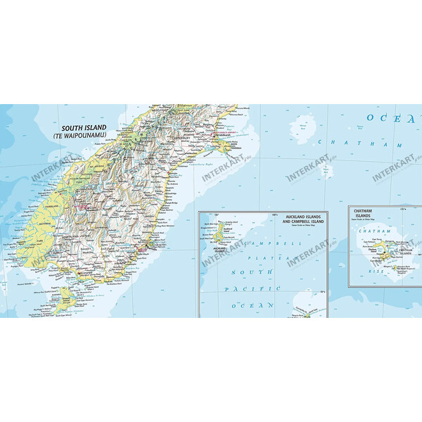 National Geographic Mapa Nova Zelândia (60 x 77 cm)