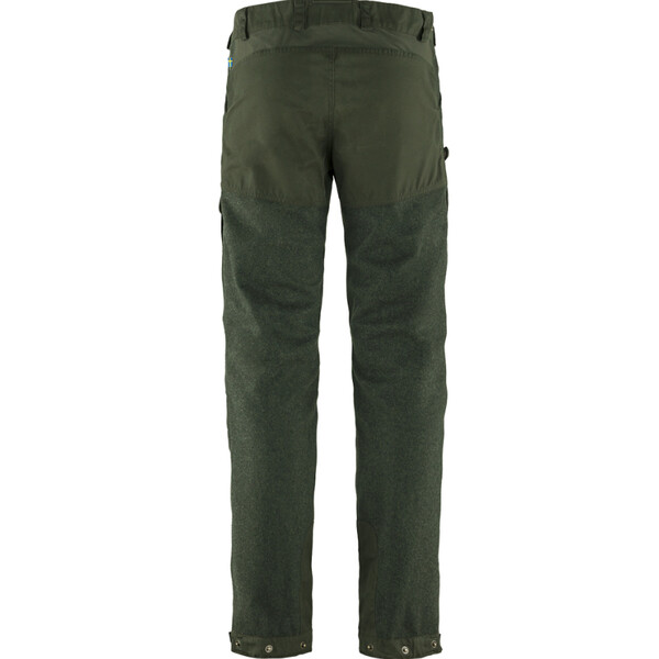 Fjällräven Calças de lã Värmland M, 662 Deep Forest, tamanho 48