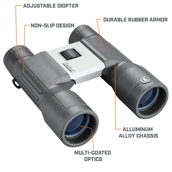 Bushnell Binóculo Powerview 2.0 16x32 Aluminum, MC