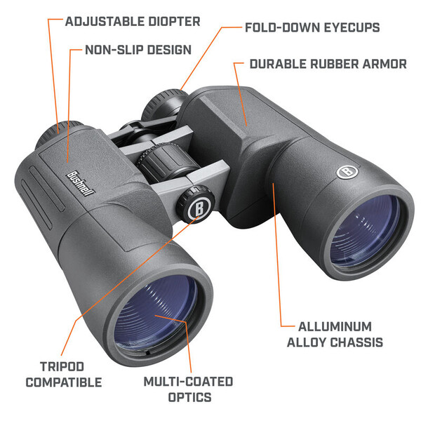 Bushnell Binóculo Powerview 2.0 12x50 Aluminum, MC