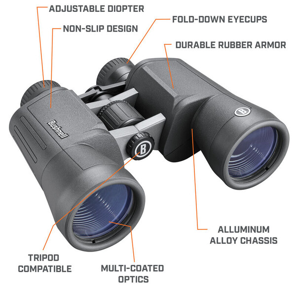 Bushnell Binóculo Powerview 2.0 10x50 Aluminum, MC