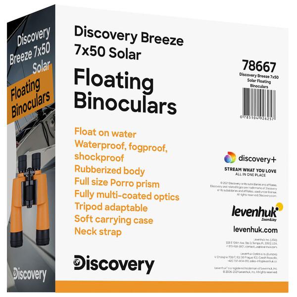 Discovery Binóculo 7x50 Breeze Solar Floating