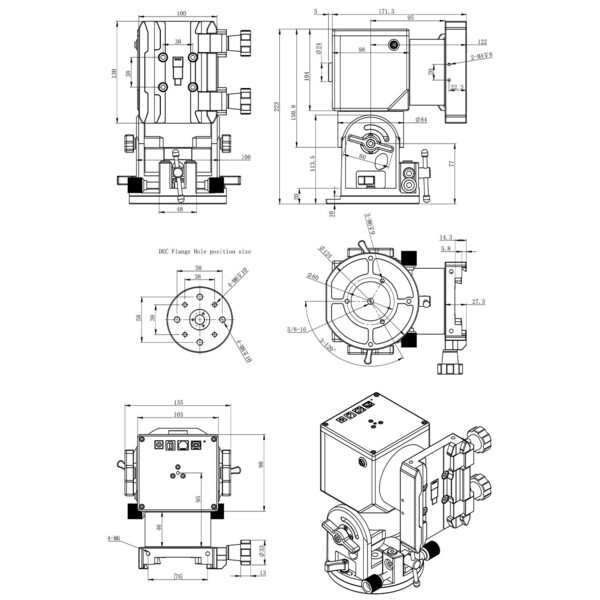 ZWO Montagem AM5 Harmonic Equatorial