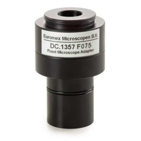 Euromex Adaptador de câmera DC.1357, objetivo 0.75x, C-Mount, f. tubo Ø 23.2mm, eixo curto