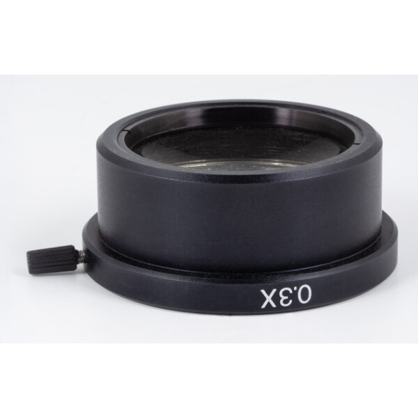 Motic 1201A: 0.3X objetivo acromático (AA=236mm)