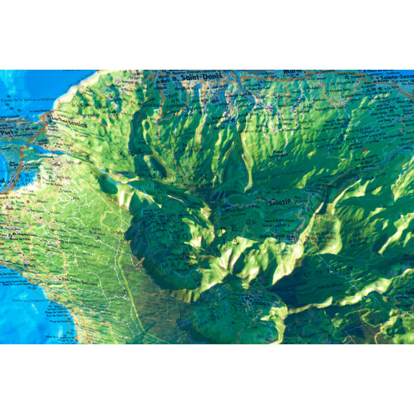 3Dmap Mapa regional La Réunion