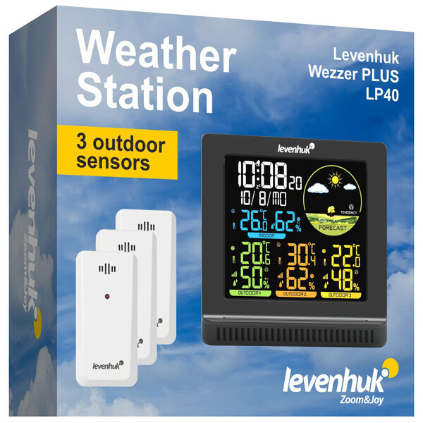 Levenhuk Estação meteorológica Wezzer PLUS LP40