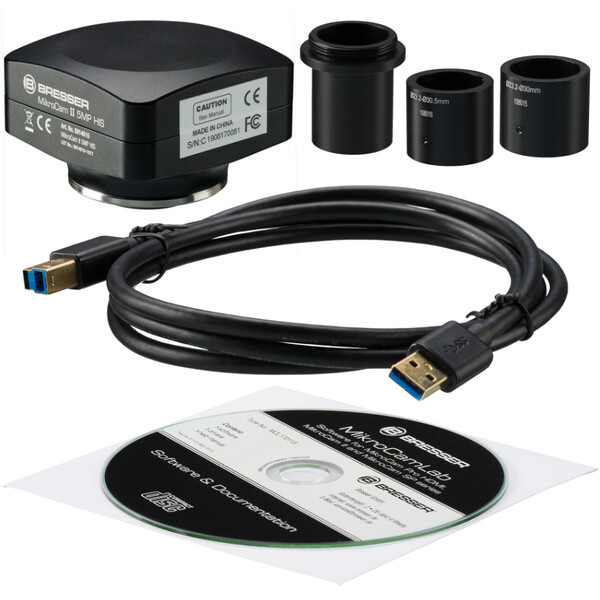 Bresser Câmera MikroCamII 5MP HIS, cor, CMOS, 2/3'', 3,45 µm, USB3
