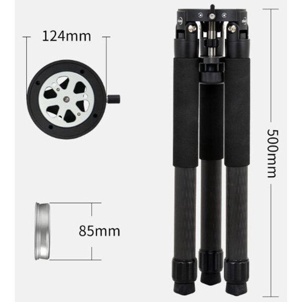 ZWO Montagem AM3 Harmonic Equatorial Mount + Carbon Tripod