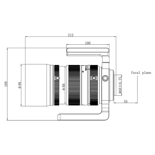 Askar Refrator apocromático AP 50/200 ACL200 Gen. 2 OTA