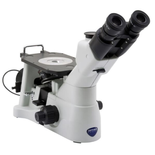 Optika Microscópio invertido IM-3METLD, trino, inverso, 10x22mm, LED 18W,