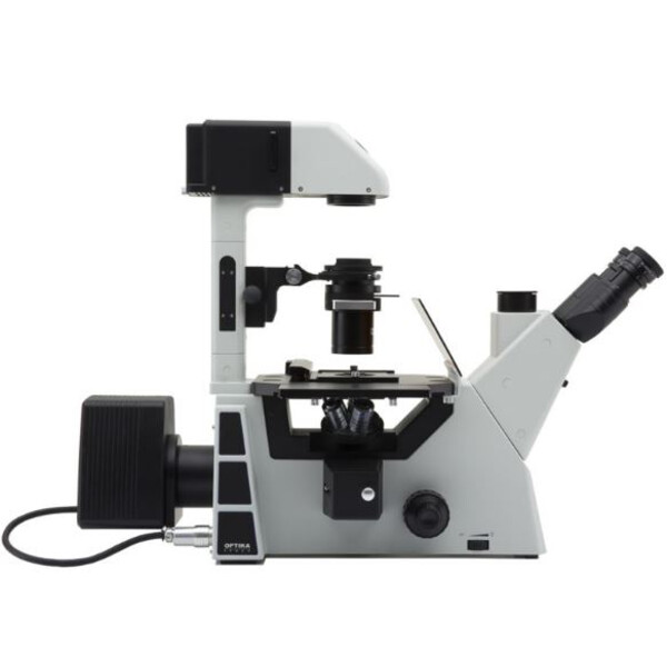 Optika Microscópio invertido IM-3METLD, trino, inverso, 10x22mm, LED 18W,