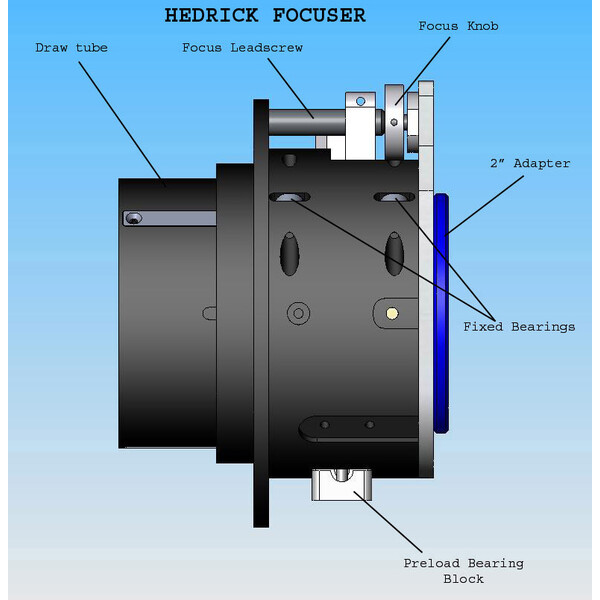 PlaneWave Focador Hedrick 3,5" CDK 14/17/20/24