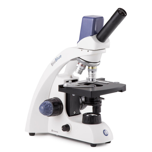 Euromex Microscópio BioBlue, BB.4255, Digital, mono, DIN, 40x - 1000x, 10x/18, LED, 1W
