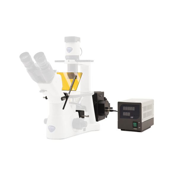 Optika Unidade de fluorescência M-797 para IM-3, HBO 100W, conjunto de filtros B & G, Suporte de filtro com 2 posições
