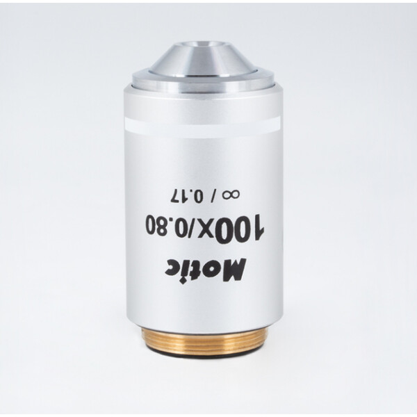 Motic objetivo Objetiva CCIS plano Achromatic UC PL 100x/0.8, S-Dry (wd=1.7mm)