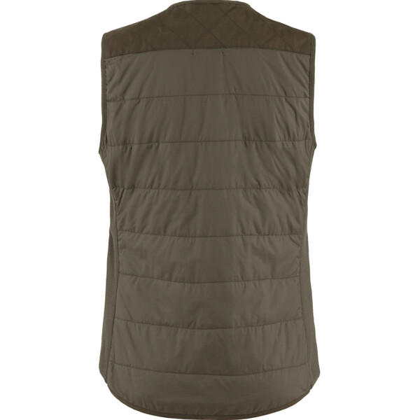 Fjällräven Colete acolchoado de lã Forest W, 633 Dark Olive, S