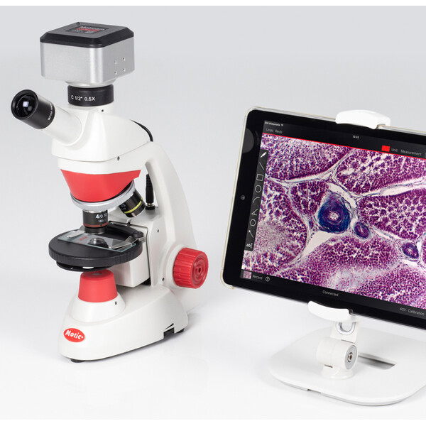 Motic Microscópio Mikroskop RED50X Plus, mono, digital, 40x- 400x, 4MP