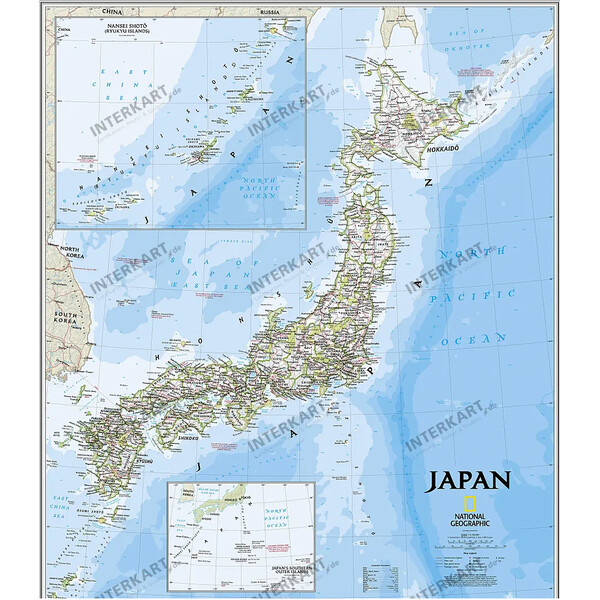National Geographic Mapa Japão
