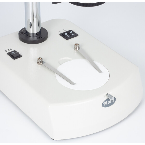 Motic Microscópio estéreo zoom SMZ143-N2LED, trino, 10x/20, Al/Dl, 3W LED