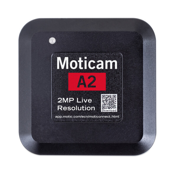 Motic Câmera A2, cor, sCMOS, 1/3.1, 2.7µm, 30fps, 2MP, USB 2.0