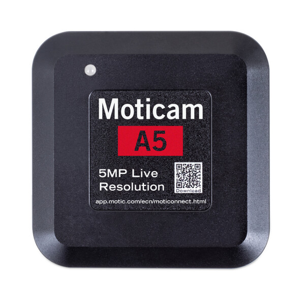 Motic Câmera Kamera A5, color, sCMOS, 1/2.8", 2µm, 30fps, 5MP, USB 2.0