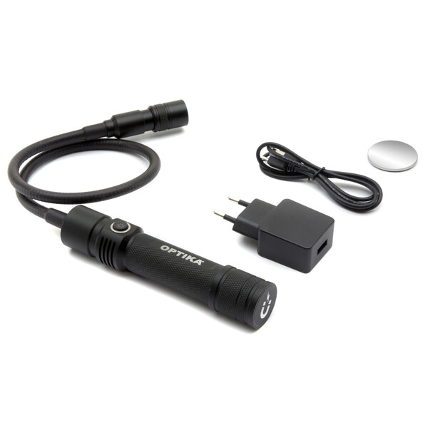 Optika Braço de iluminação CL-32 com placa de fixação magnética, USB