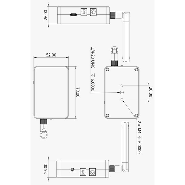 ZWO Computador para astrofotografia ASIAIR MINI