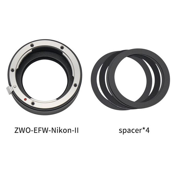 Adaptadores lentes DSLR Nikon / EFW 36mm & EFW 1,25"