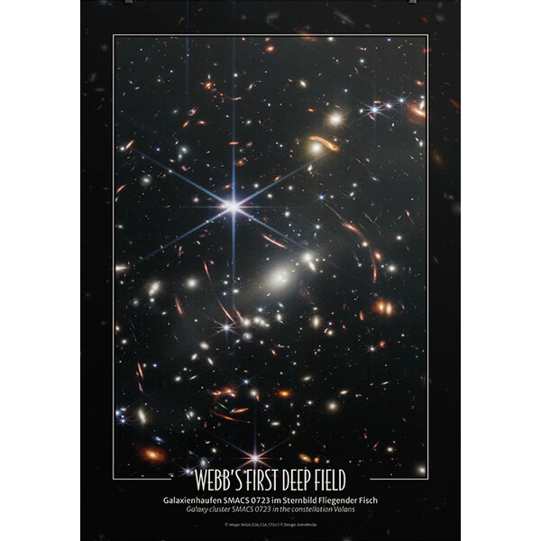 AstroMedia Poster O primeiro campo profundo do Webb