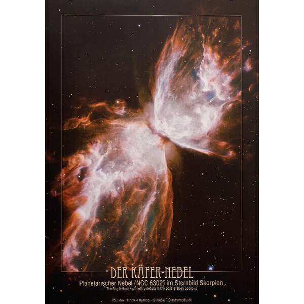 AstroMedia Poster A Nebulosa do Escaravelho NGC 6302