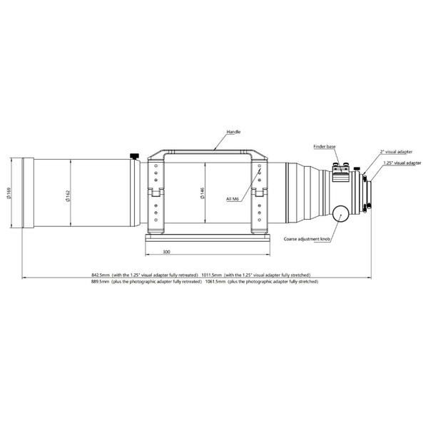 Askar Refrator apocromático AP 130/1000 130PHQ OTA