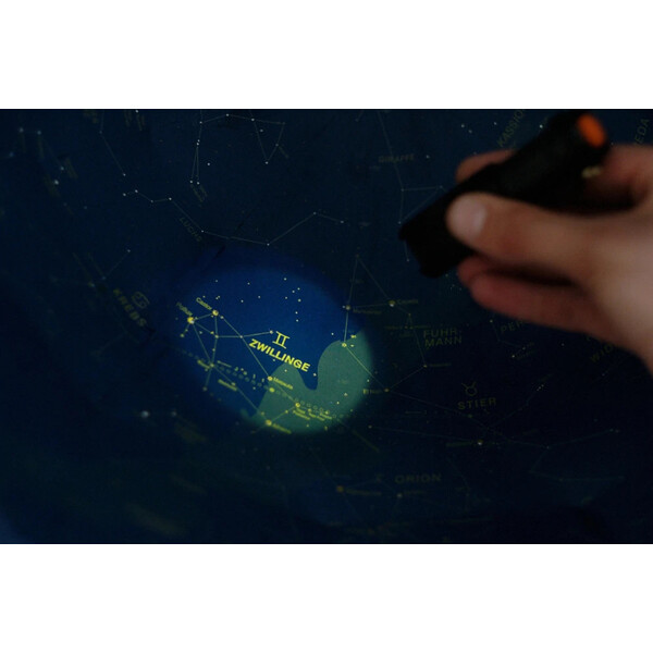 AstroMedia Lanterna para astronomia Lâmpada de zoom de luz negra